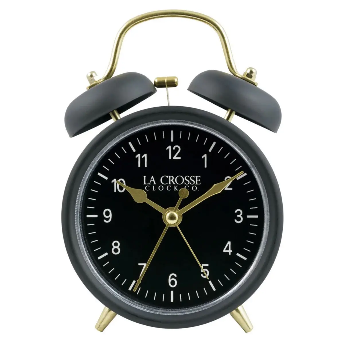 La Crosse 617-3314Bg Metal Twin Bell Alarm Clock 1