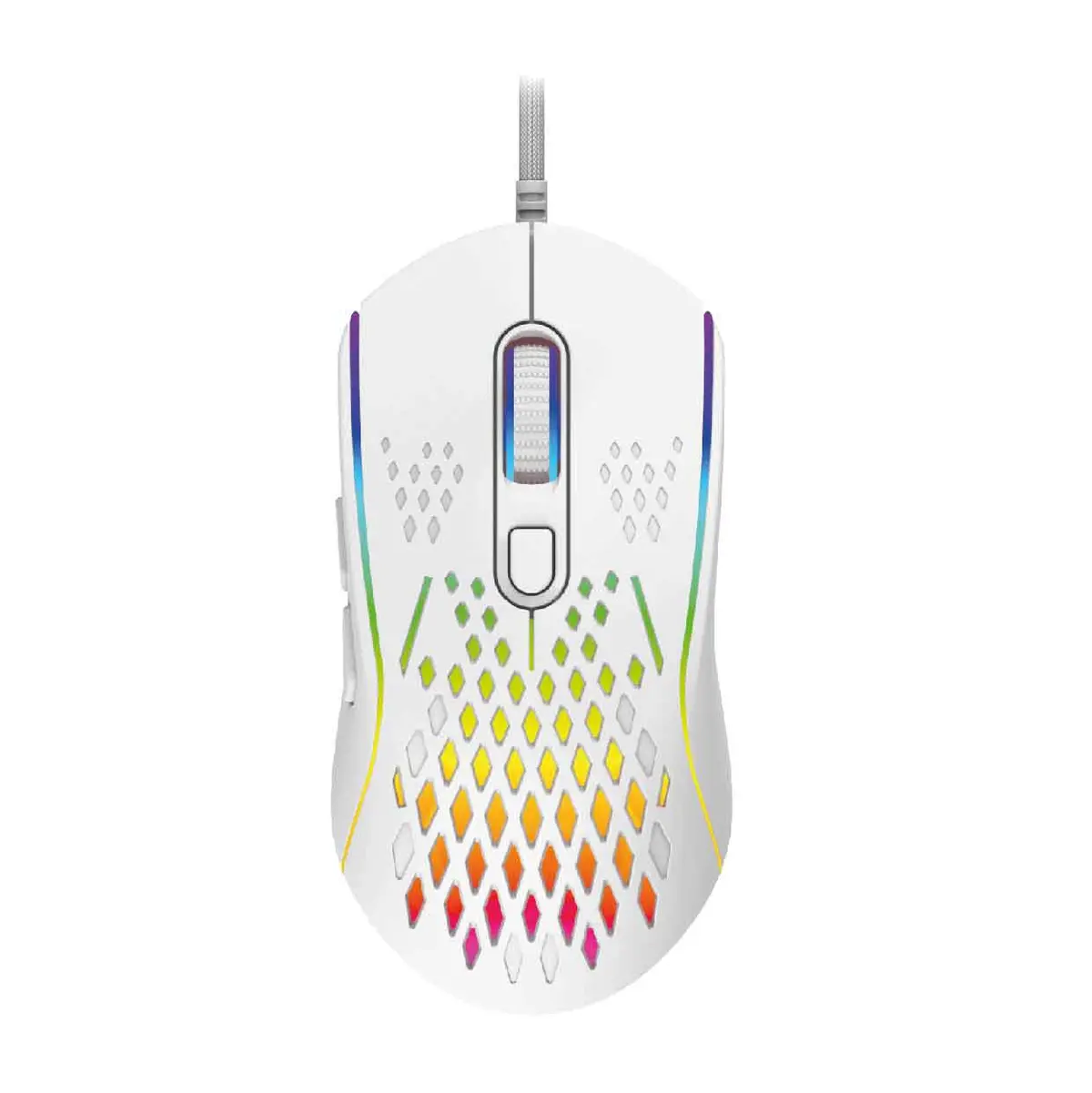 Laser Wired Rgb Gaming Mouse With 13 Modes (White) 1