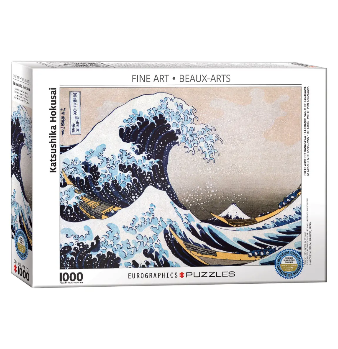 Eurographics 1000Pc Great Wave Off Kanagawa Puzzle 1