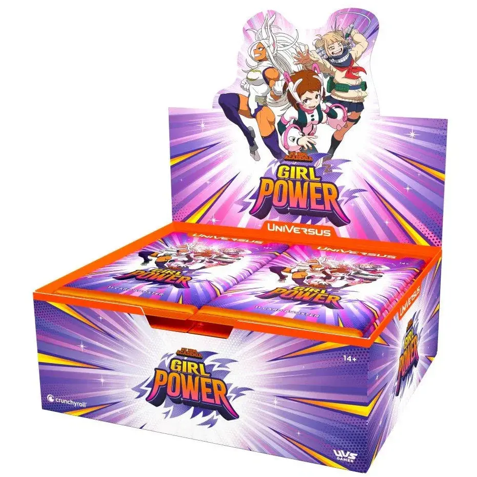 Universus My Hero Academia: Girl Power Booster Box Trading Cards 1