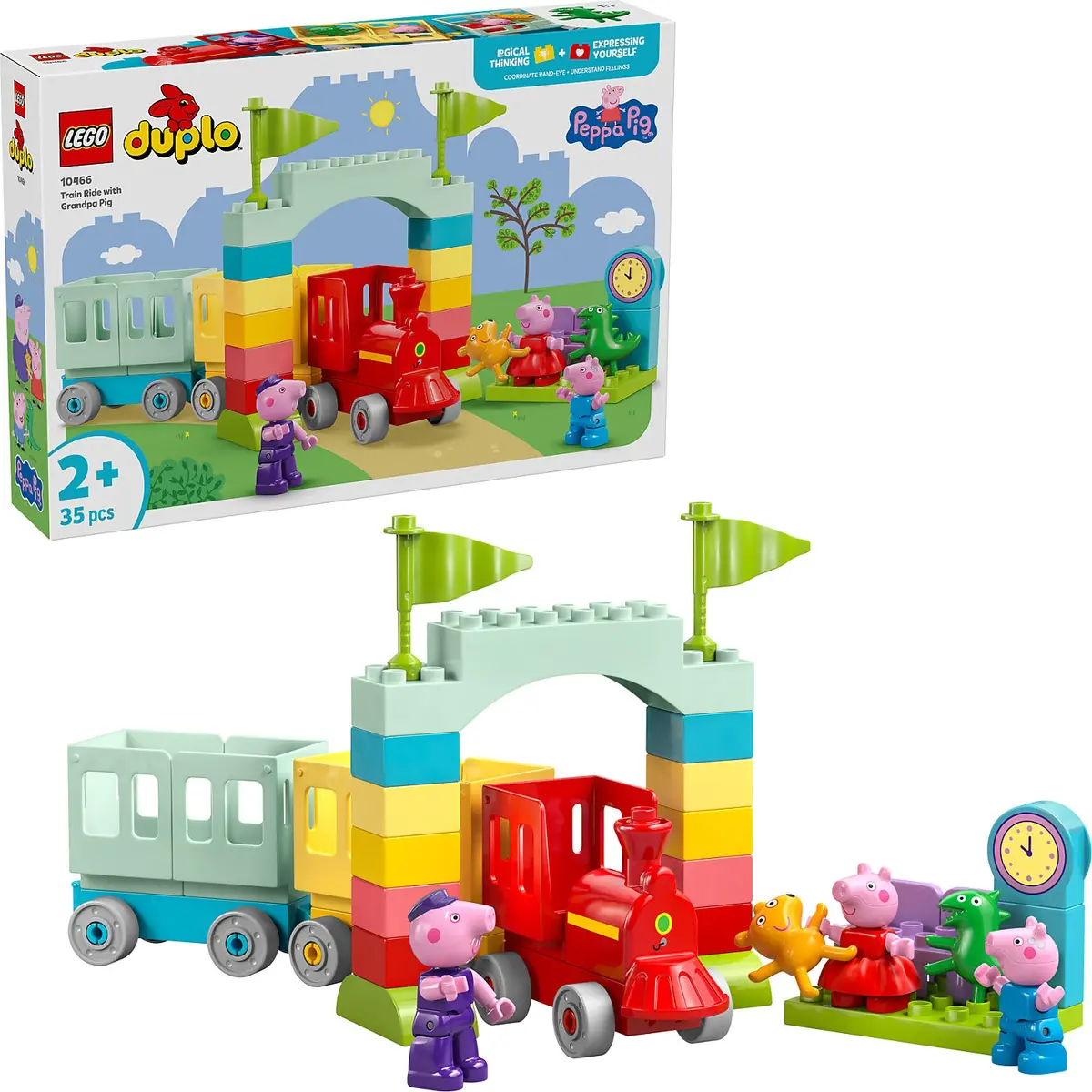 Lego 10466 Train Ride With Grandpa Pig - Duplo Peppa Pig 1