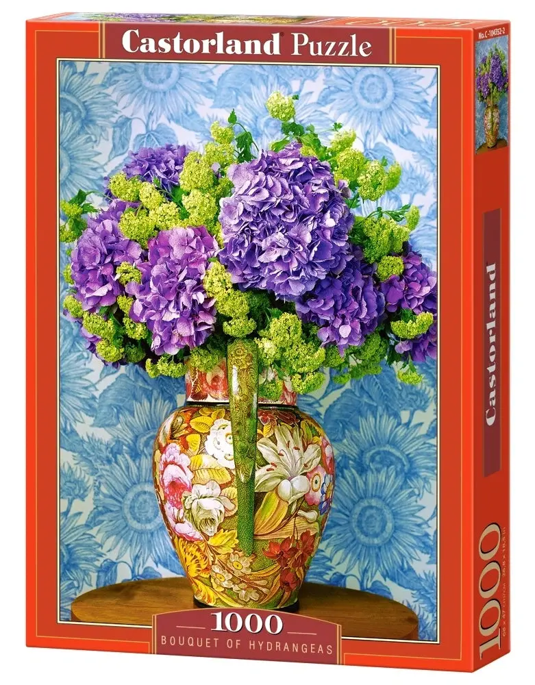 Castorland 1000-Pieces Bouquet Of Hydrangeas Puzzle 1