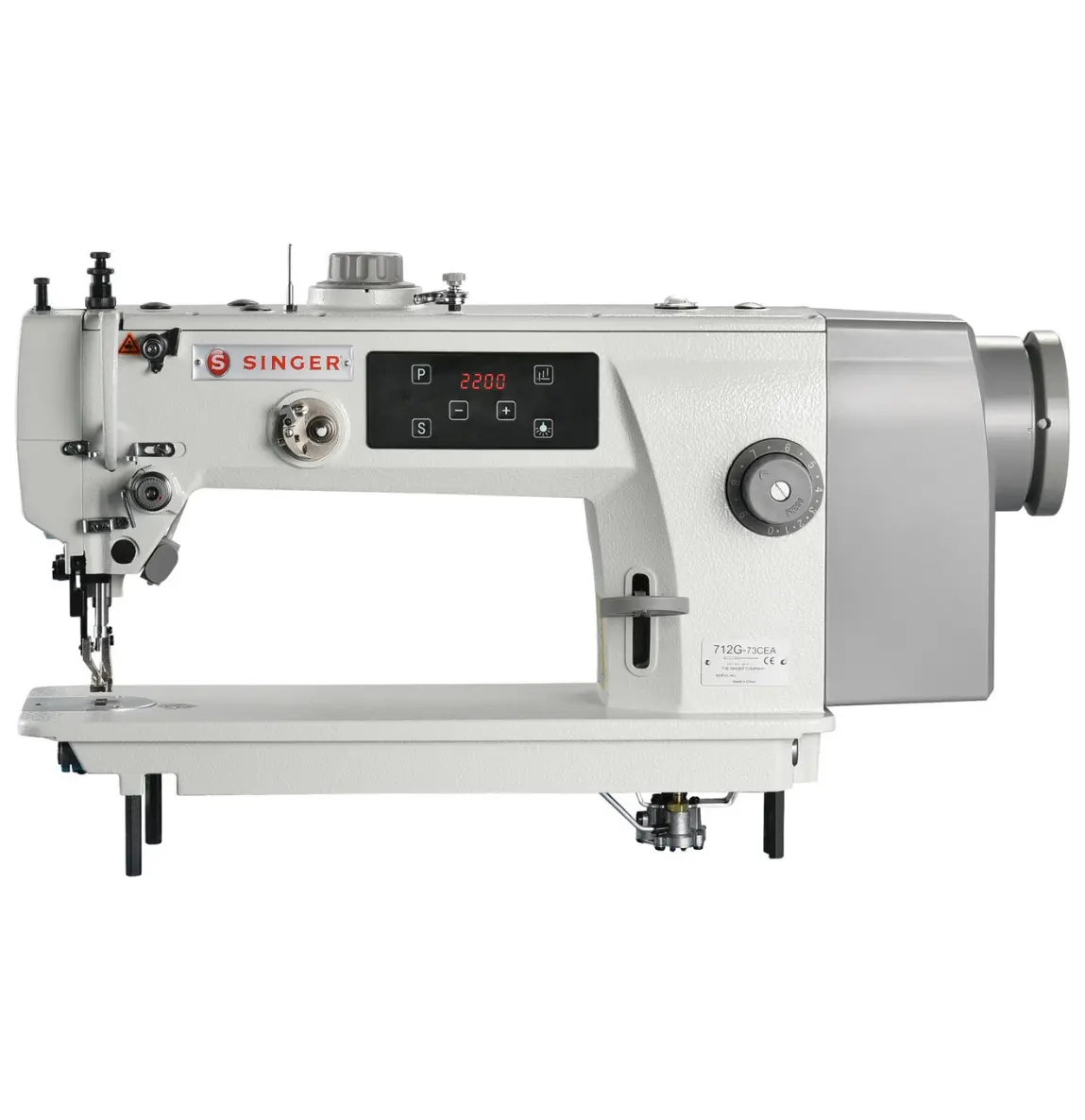 Singer 712G E Series Direct Drive Upper And Lower Compound Feed Lockstitch Industrial Sewing Machine With Table 1