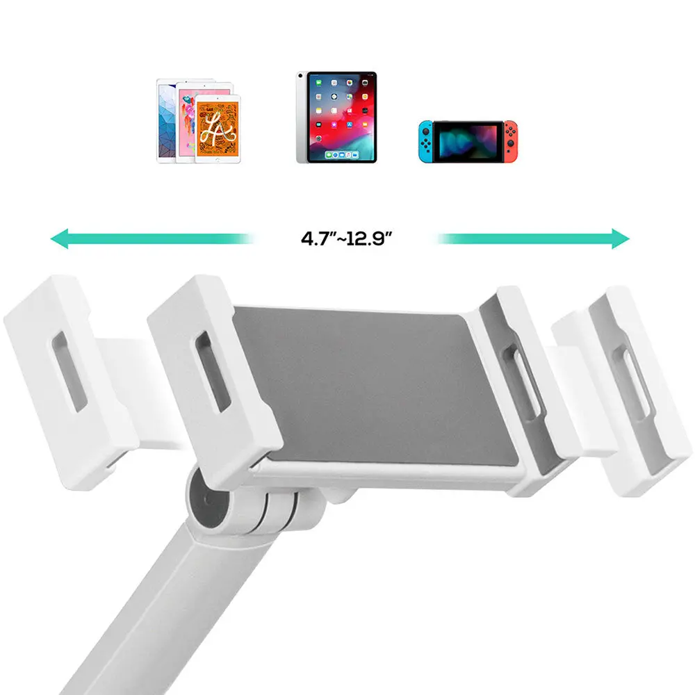 Activiva Universal Ipad & Tablet Floor Stand 1.3M 4.7-12.9" (White) 2