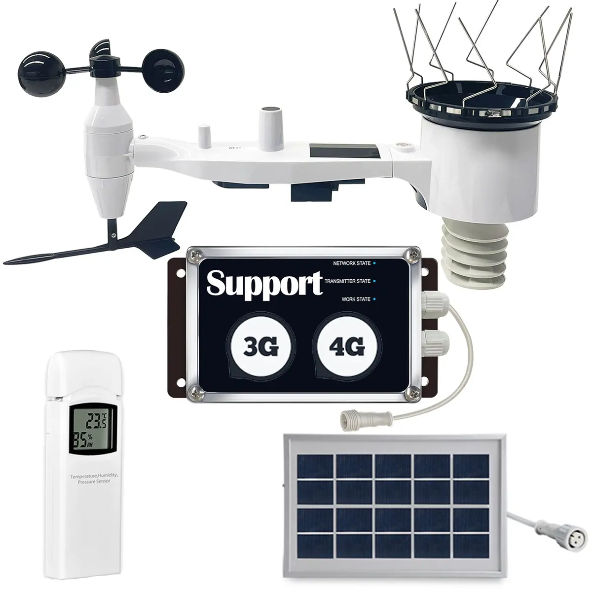 Pantech Gen3 Iot Pt-Ws6006 4G Solar Powered Wireless Weather Station 1