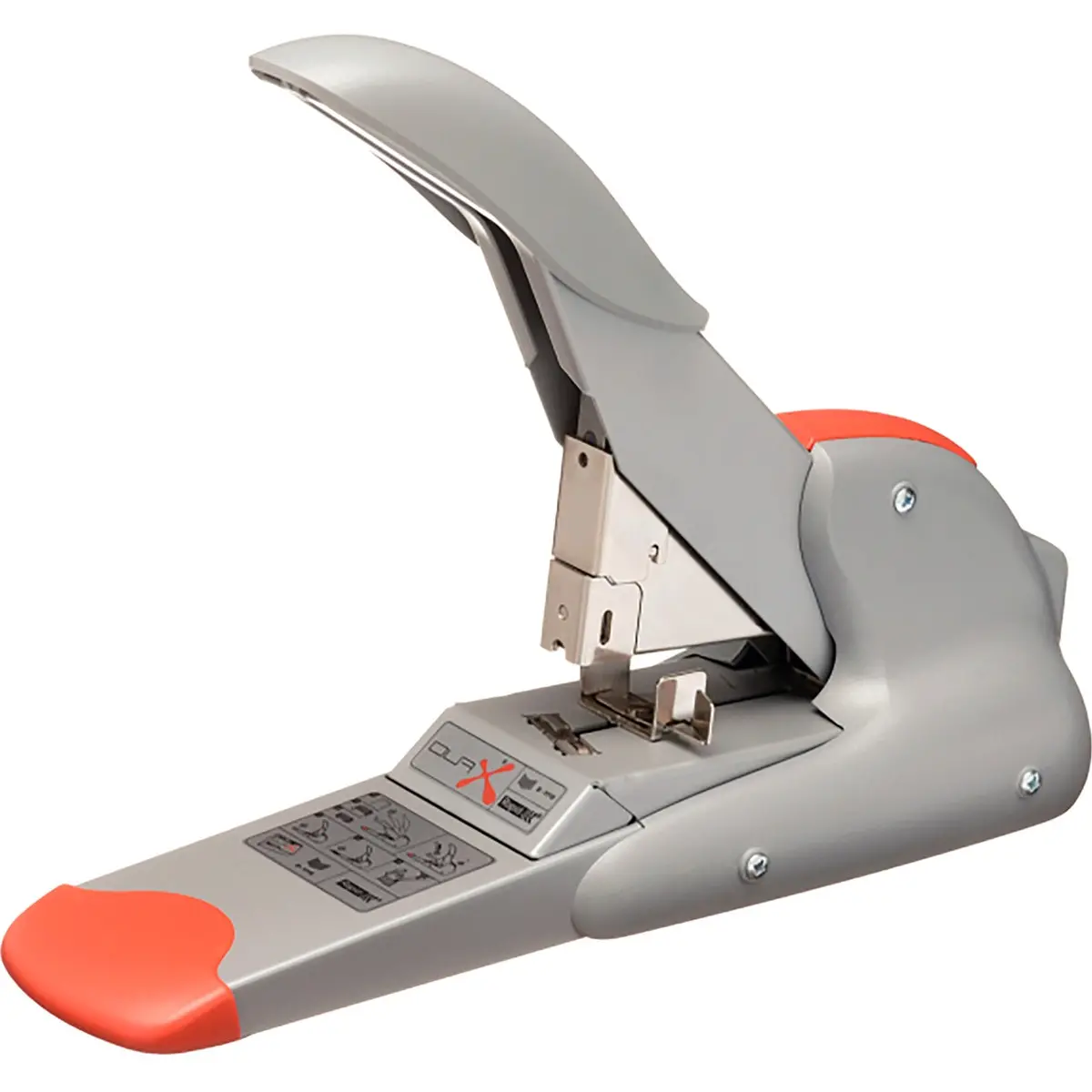 Rapid Duax Stapler Heavy Duty 170 Sheet Silver/Orange 1