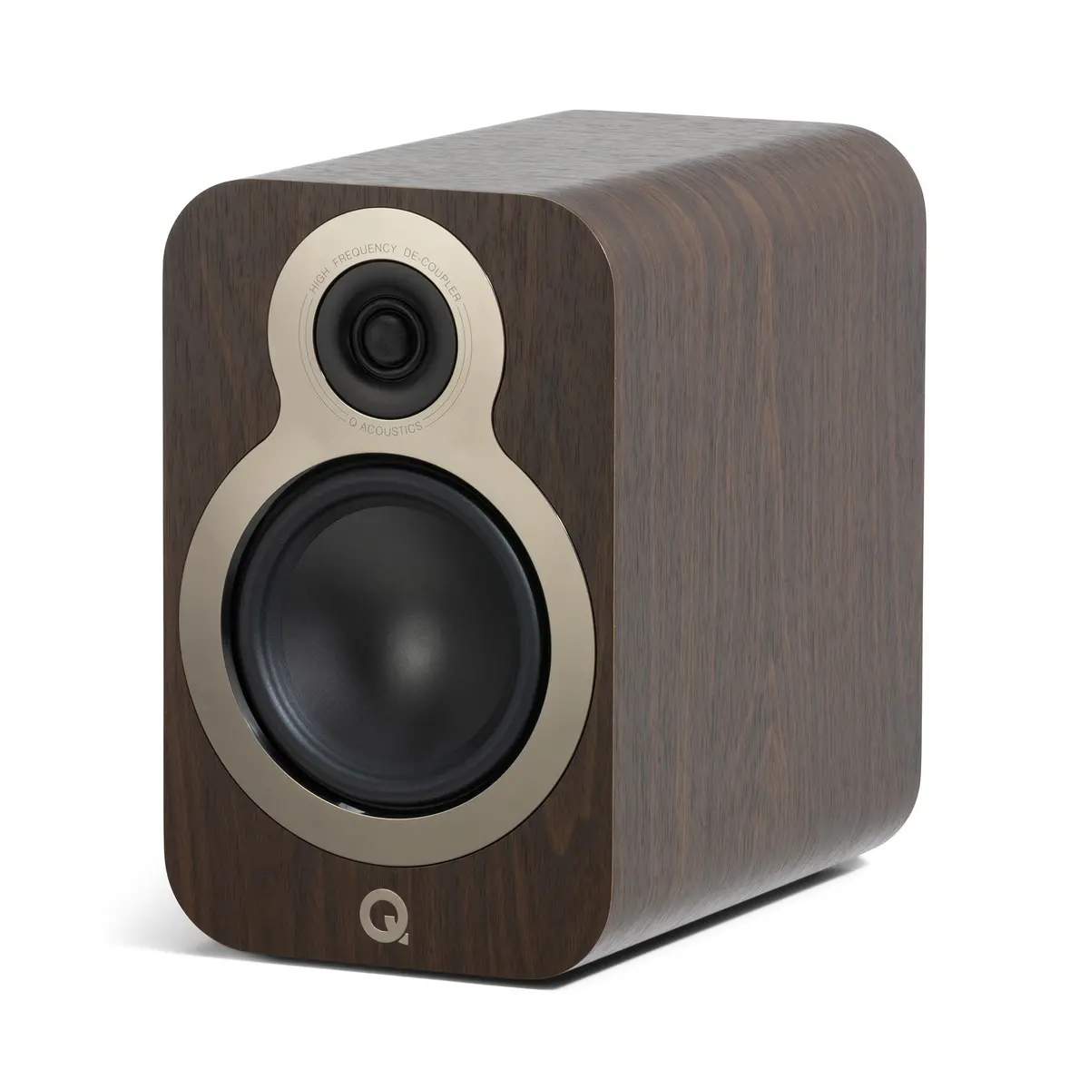 Q Acoustics 3030C Standmount Speakers Walnut Pair 2