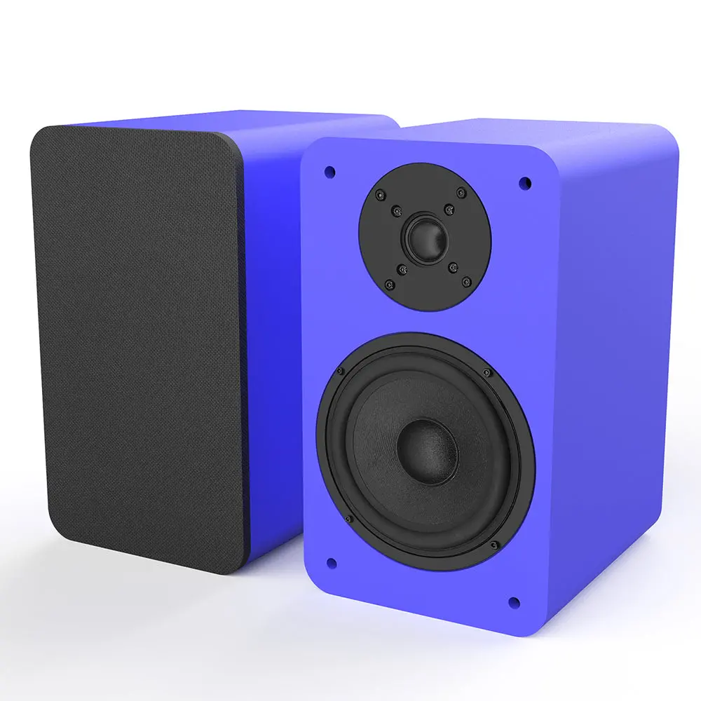 Silcron Slr07 Wireless Active Bookshelf Speakers Set With Hdmi Arc - Blue 2