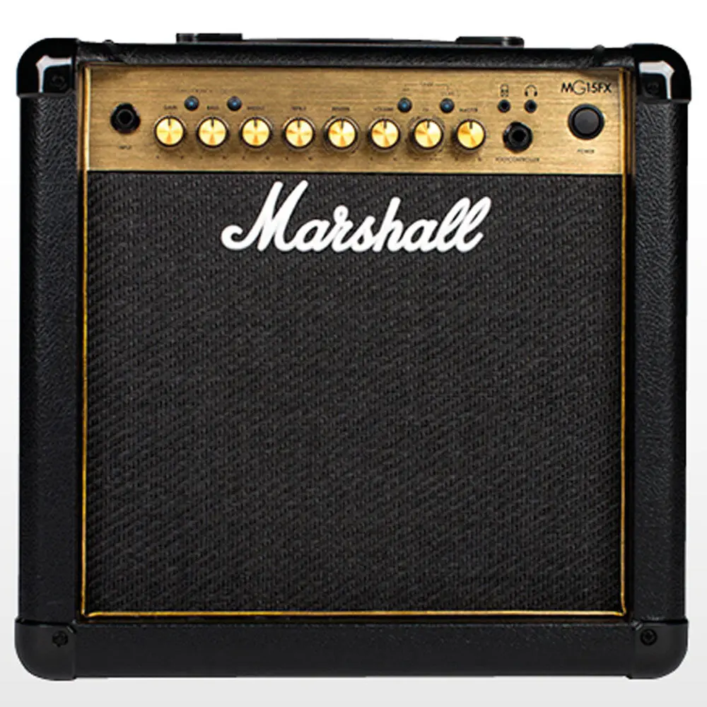 Marshall Mg15gfx 4-Channel 38.5Cm Amplifier 15W Amp Speaker 8Ohm With Digital Fx 1