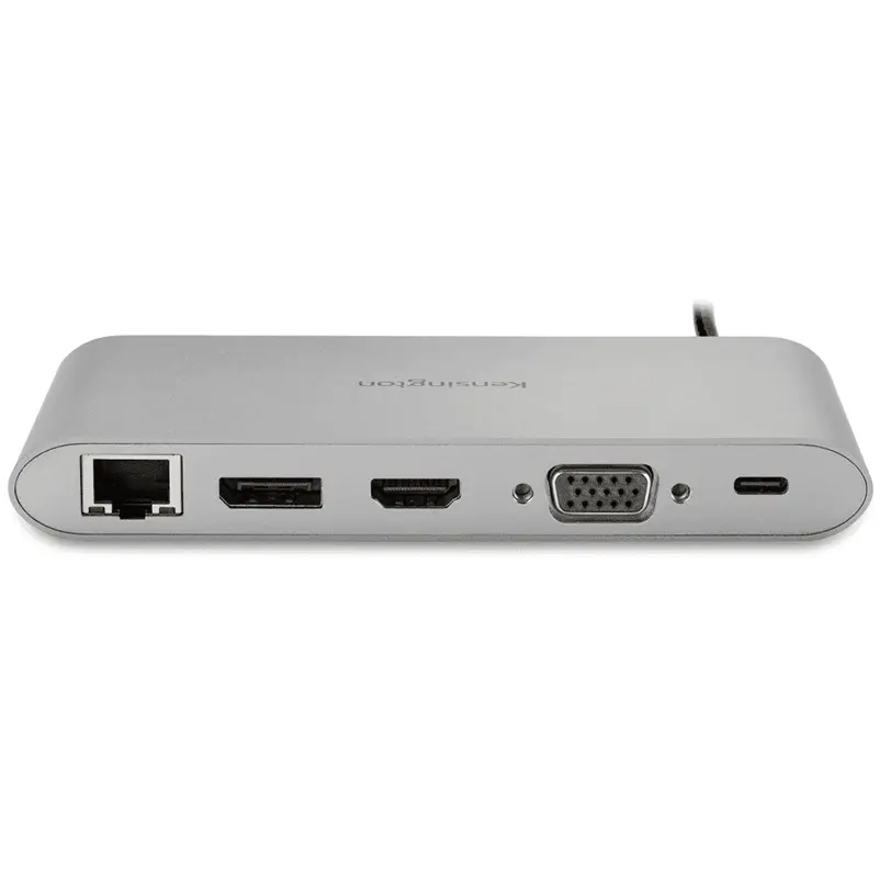 Kensington Uh1440p Usb-C 5Gbps Dual Video Driverless Mobile Dock 85W Pass Through Power - Dp/Hdmi/Vga 1