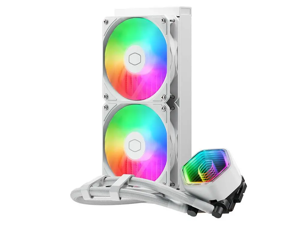 Cooler Master Masterliquid Ml240l Core Ii Argb Cpu Cooler (White) 2