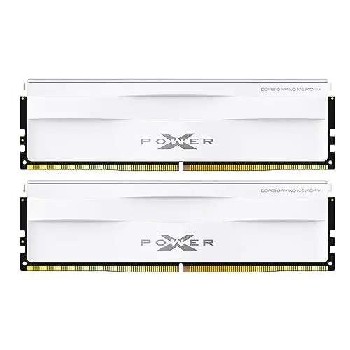 Silicon Power Xpower Zenith 32Gb (2X16gb) Cl36 Ddr5 6000Mhz Gaming Memory (White) 1