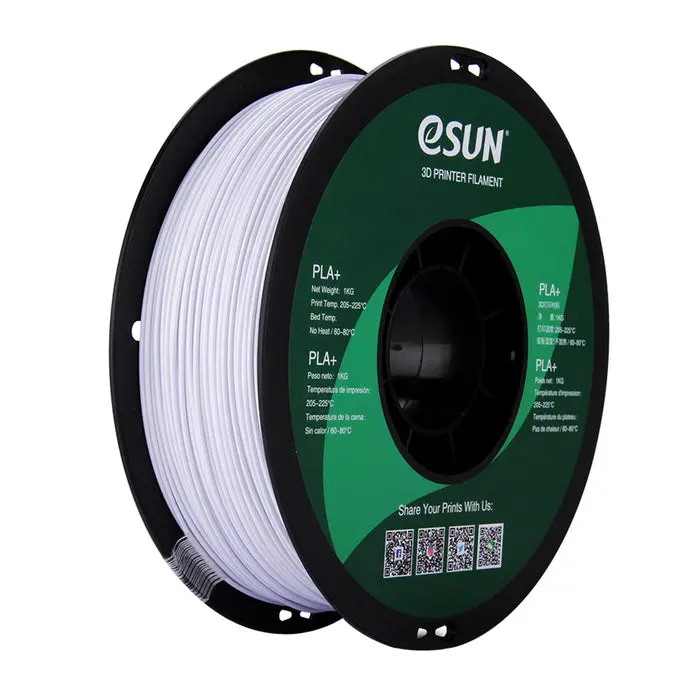 Esun Pla+ Hs High Speed 3D Print Filament 1.75Mm 1Kg - Cold White 1