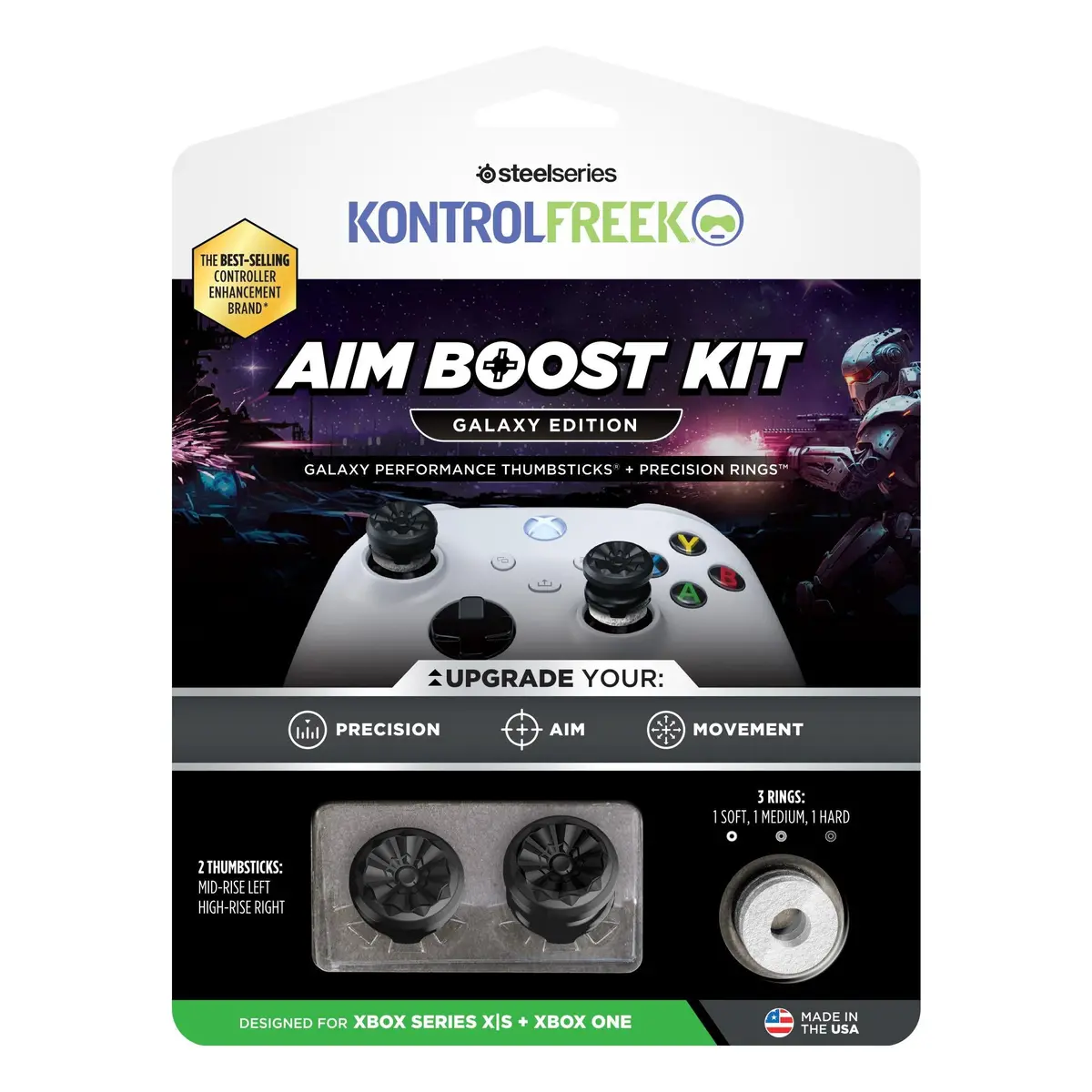 Kontrolfreek Aim Boost Kit Galaxy Thumbsticks For Xbox 1