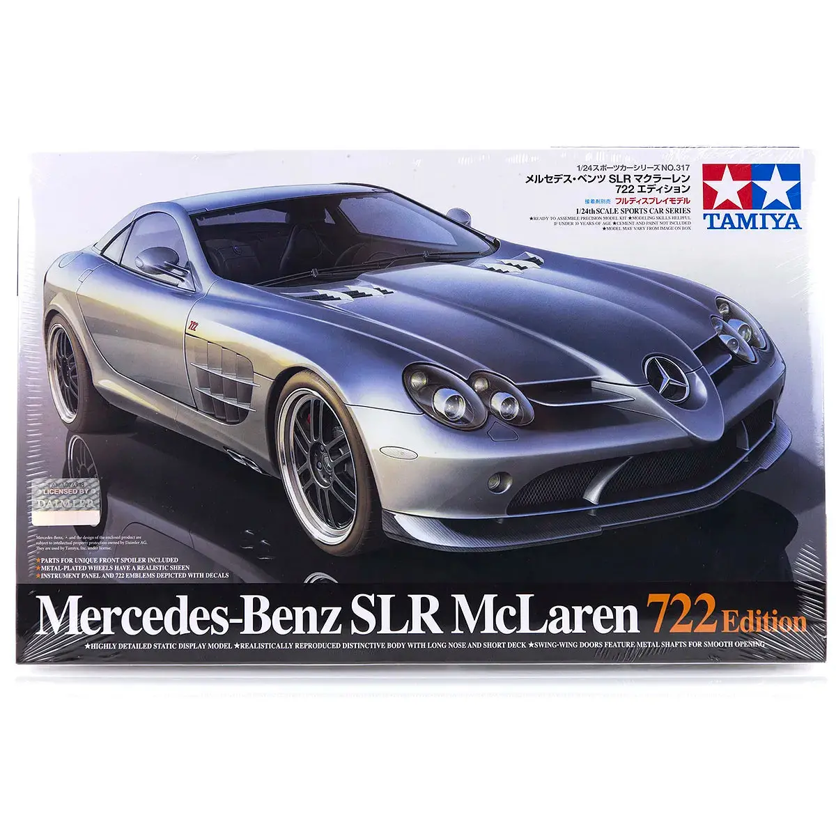 Tamiya 1/24 Mercedes-Benz Slr Mclaren 722 Edition Scaled Plastic Model Kit 1
