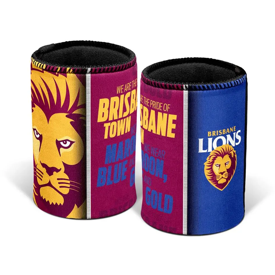 Afl - Brisbane Lions - Can Cooler/ Stubby Holder 1