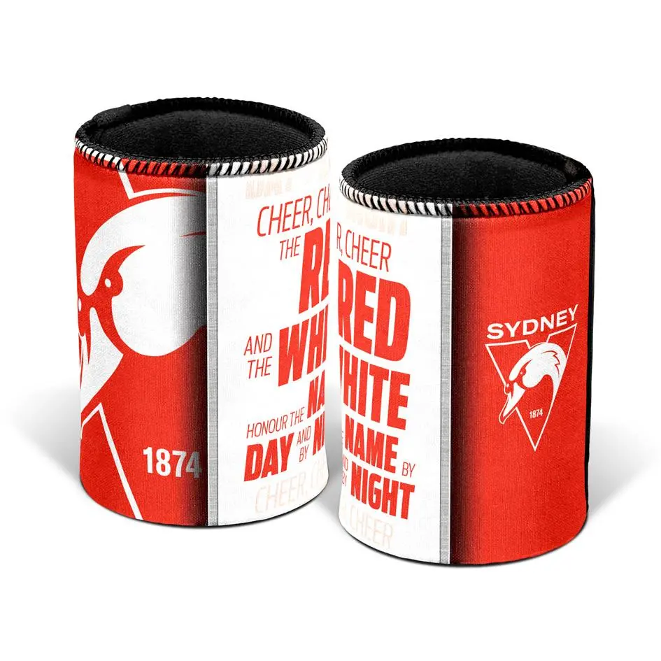 Afl - Sydney Swans - Can Cooler/ Stubby Holder 1