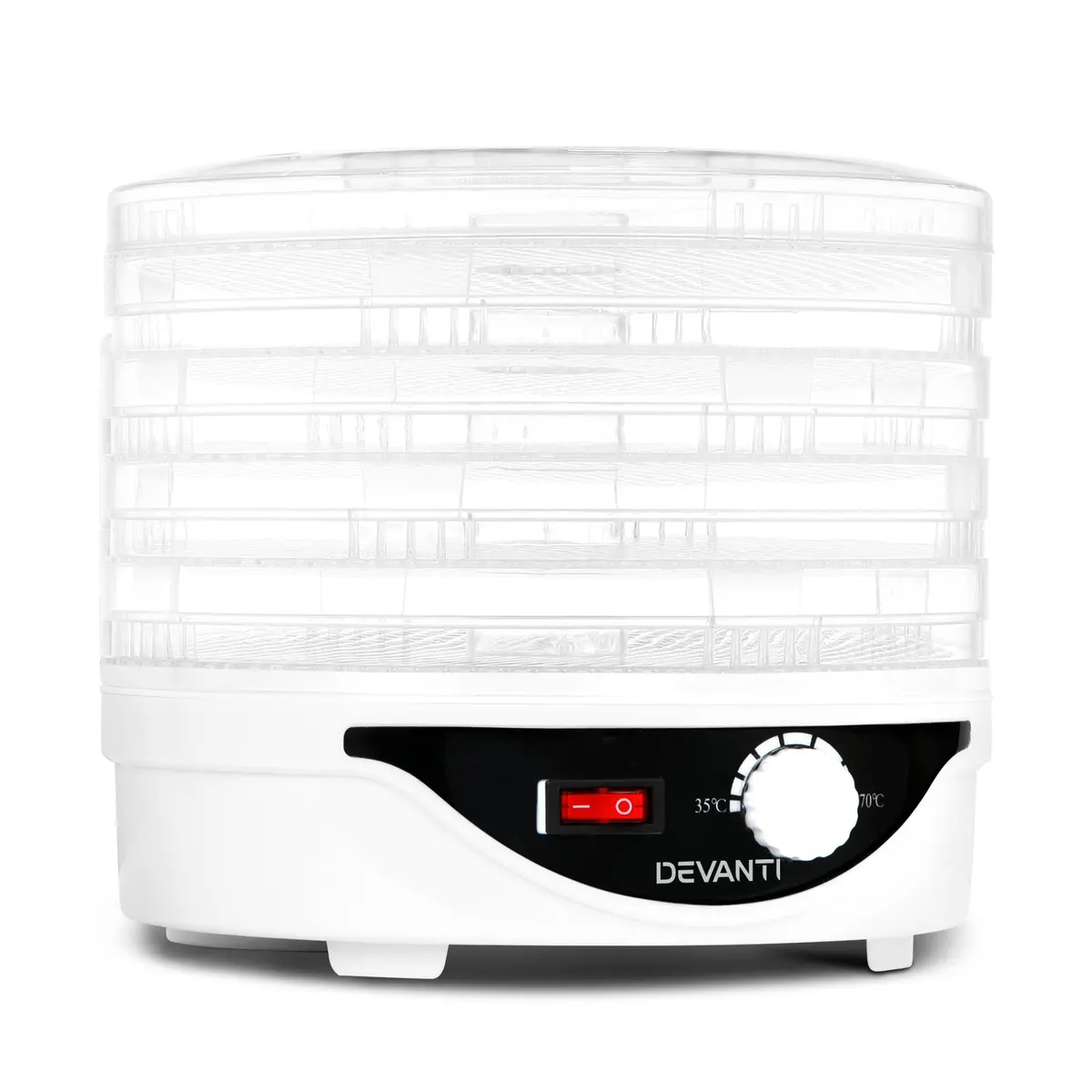 Devanti 5 Trays Food Dehydrator (White) 1