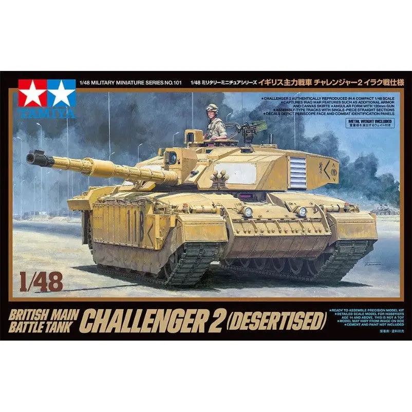 Tamiya 1/48 British Main Battle Tank Challenger 2 (Desertised) 1