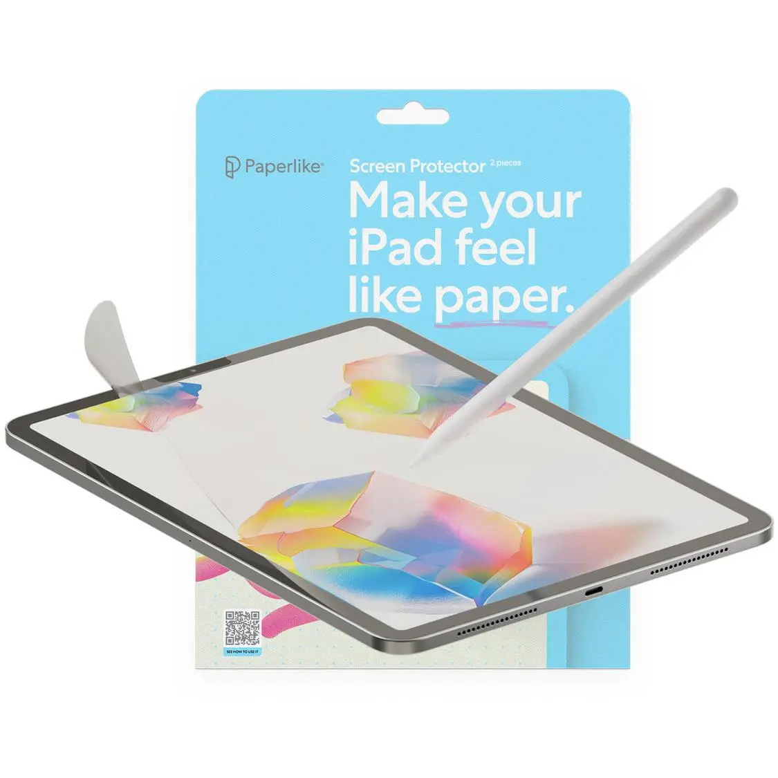 Paperlike Screen Protector V2.1 For Ipad Pro 11" M5/M4 (2 Pack) 1