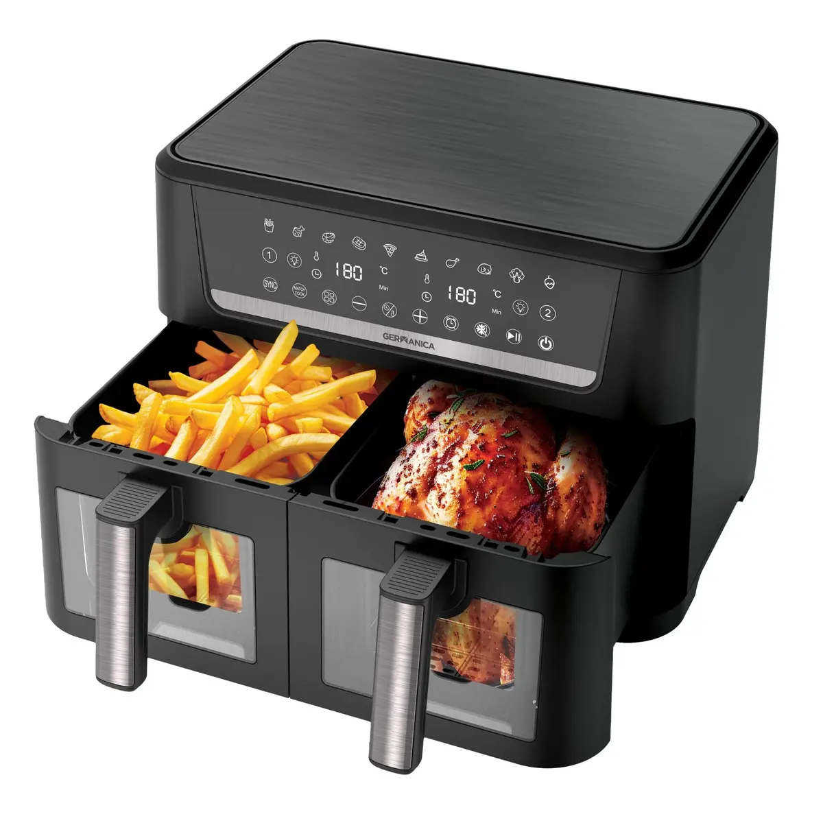 Germanica 12L Dual Drawer Air Fryer 2