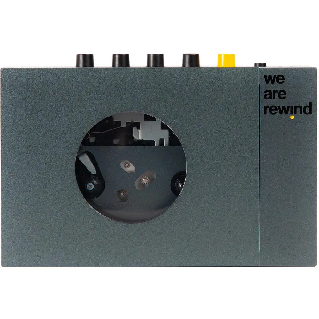 We Are Rewind Portable Bluetooth Cassette Player (Keith Black) 1