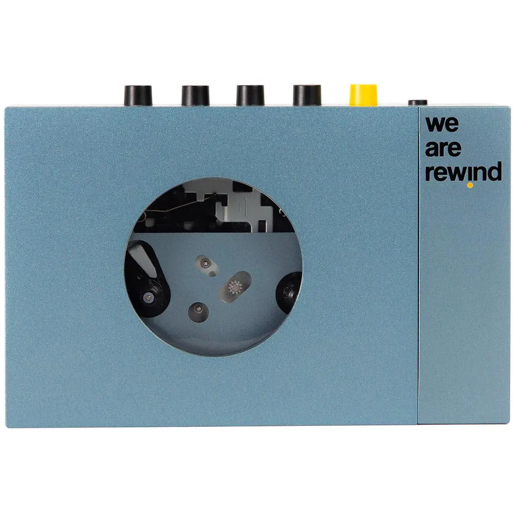 We Are Rewind Portable Bluetooth Cassette Player (Kurt Blue) 1