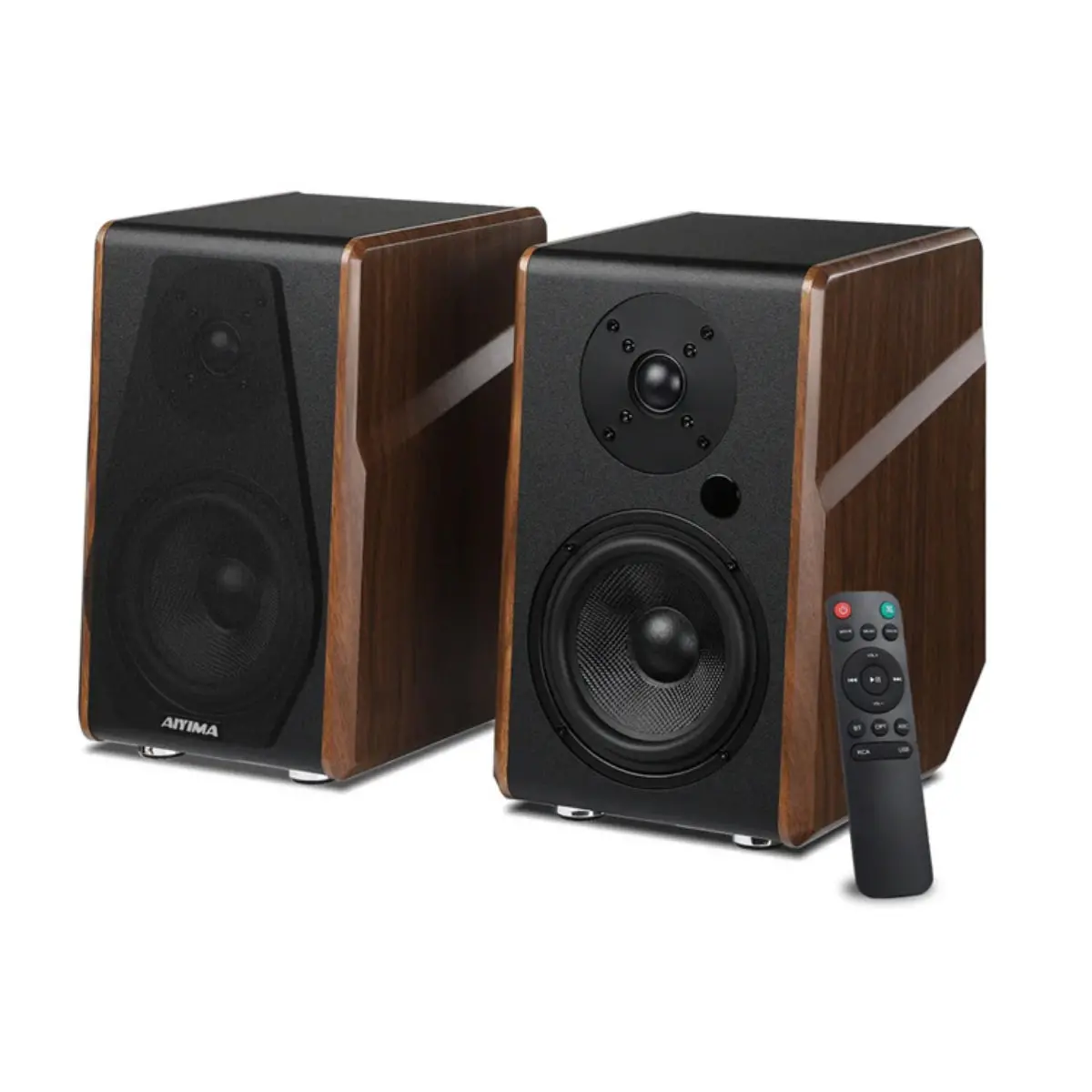 Aiyima S700 100W Active Bluetooth Bookshelf Speakers 1