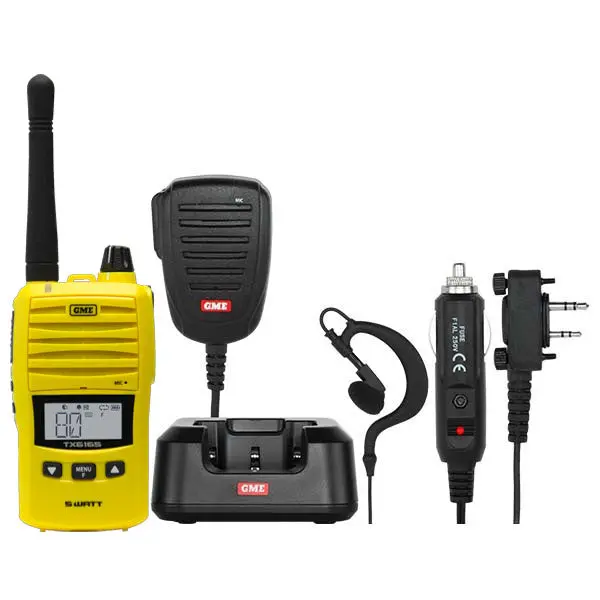 Gme Tx6165xy 5W Uhf Radio Professional Kit - Yellow 1