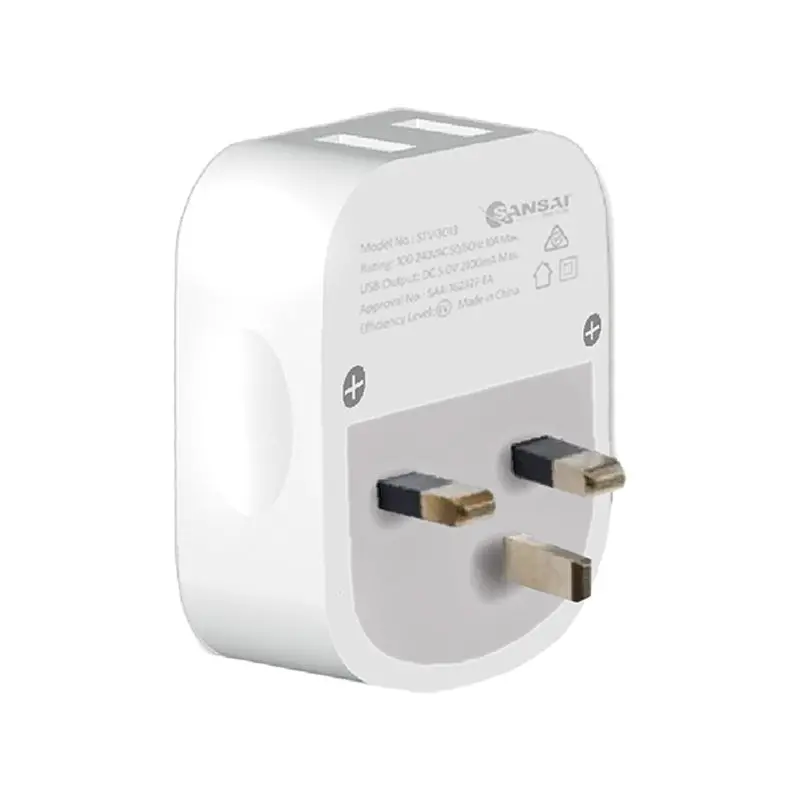 Sansai Travel Adaptor With Usb-C And Usb-A Port - Au/Uk Region 1