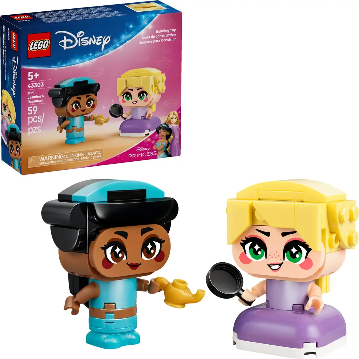 Lego 43303 Mini Jasmine And Rapunzel - Disney 1