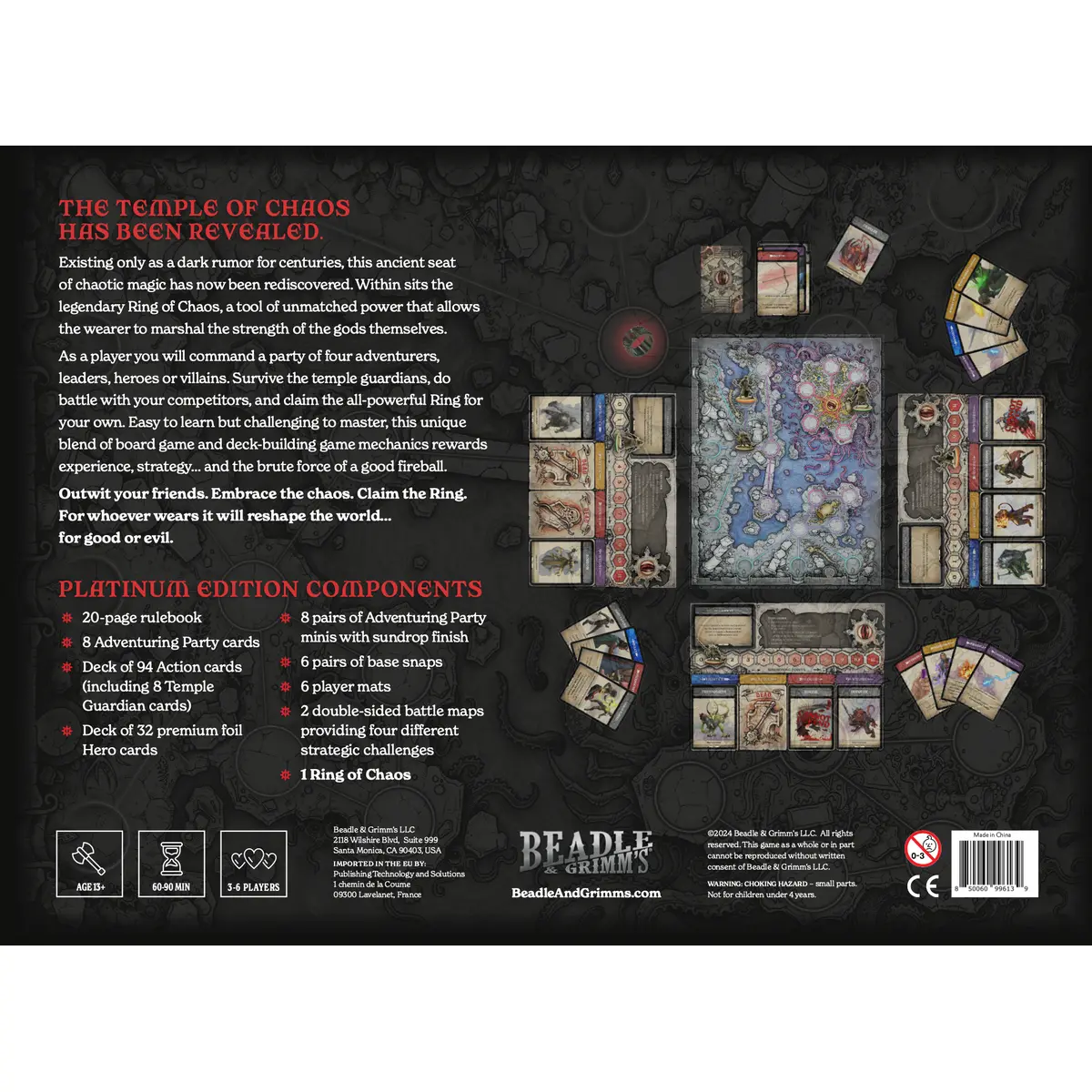 Dungeons & Dragons Beadle & Grimm's Ring Of Chaos Platinum Edition Board Game 2
