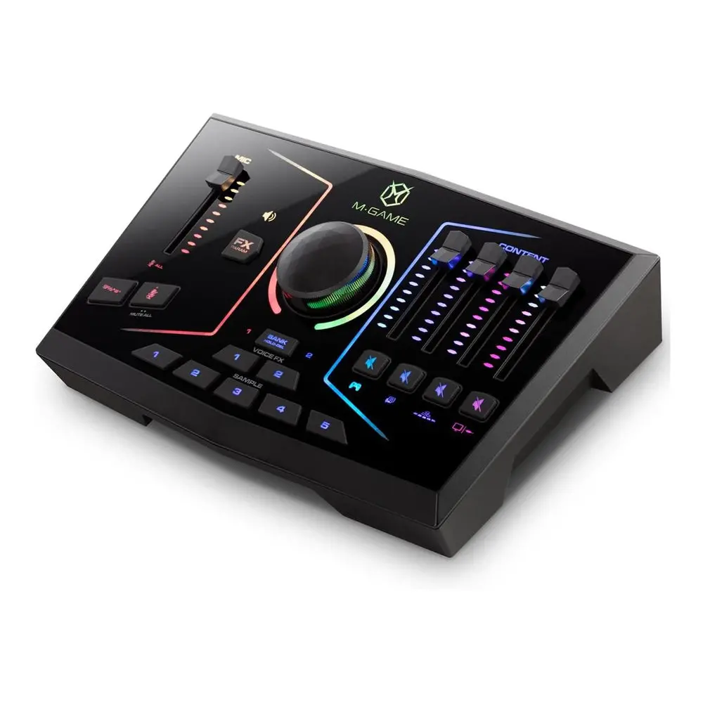 M-Game Rgb Dual Usb Streaming Mixer 2