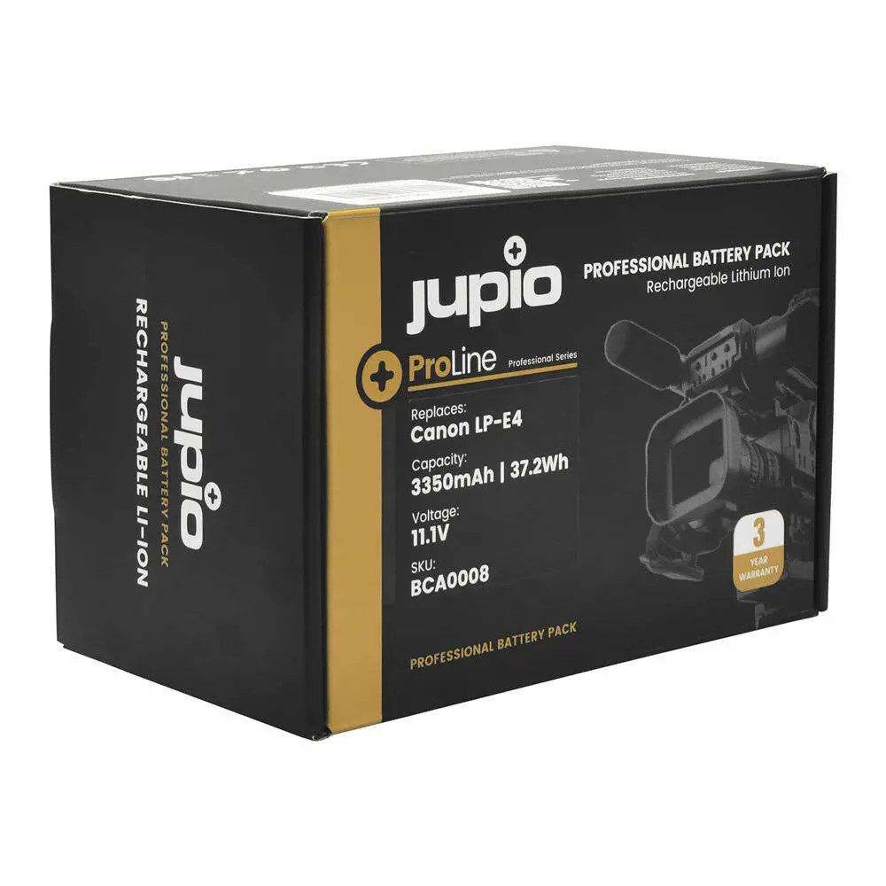 Jupio Proline Li-Ion 11.1V 3350Mah Battery For Canon Lp-E4 Camera 2