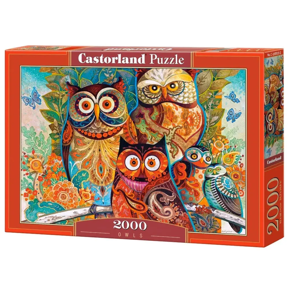Castorland 2000-Pieces Owls Puzzle 1