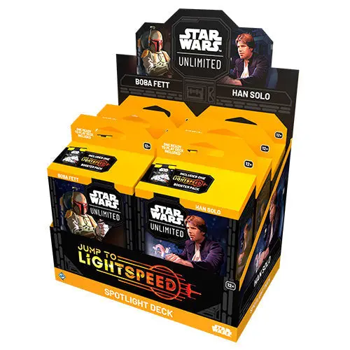 Star Wars Unlimited - Jump To Lightspeed Spotlight Deck Display 1