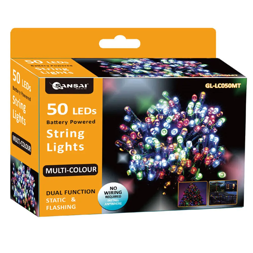 Sansai 50 Led String Lights (Multicoloured) 1