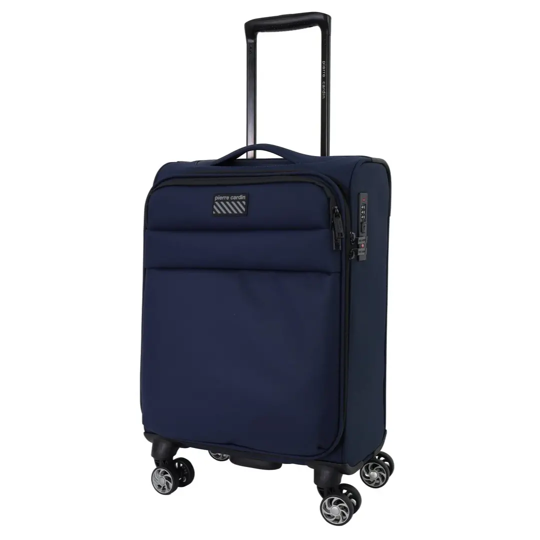 Pierre Cardin Soft Water-Repellent Cabin Carry-On (Navy) 1