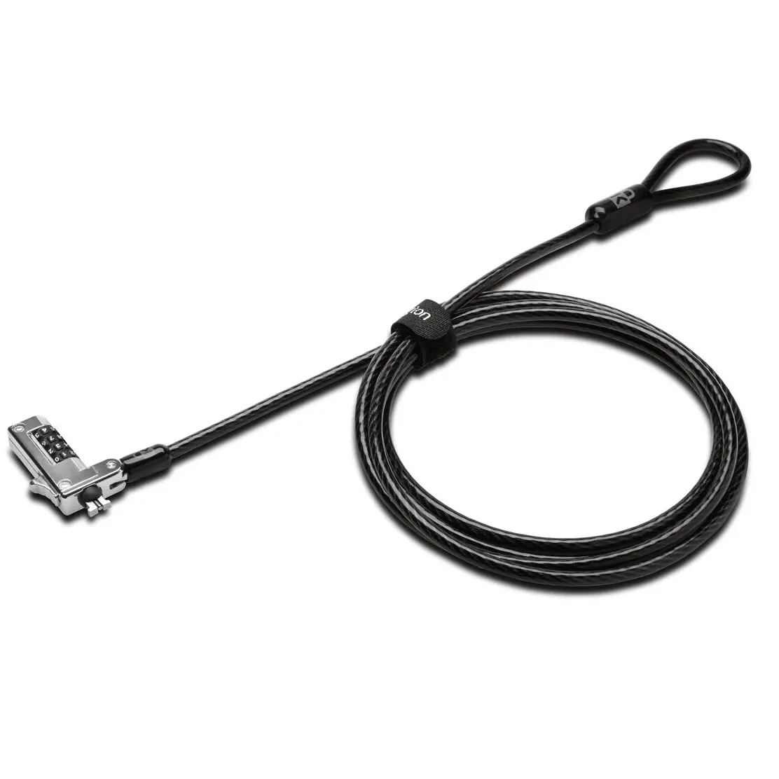 Kensington Slim Combination Laptop Lock Resettable Black 1