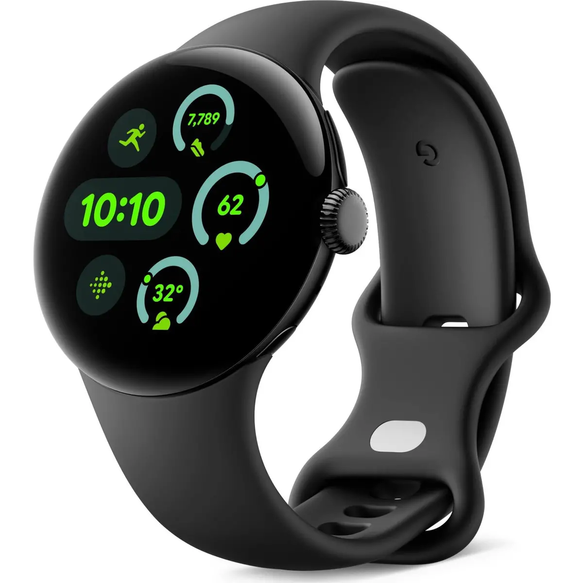 Google Pixel Watch 3 Wi-Fi 41Mm ( Matte Black With Obsidian Active Band) 1