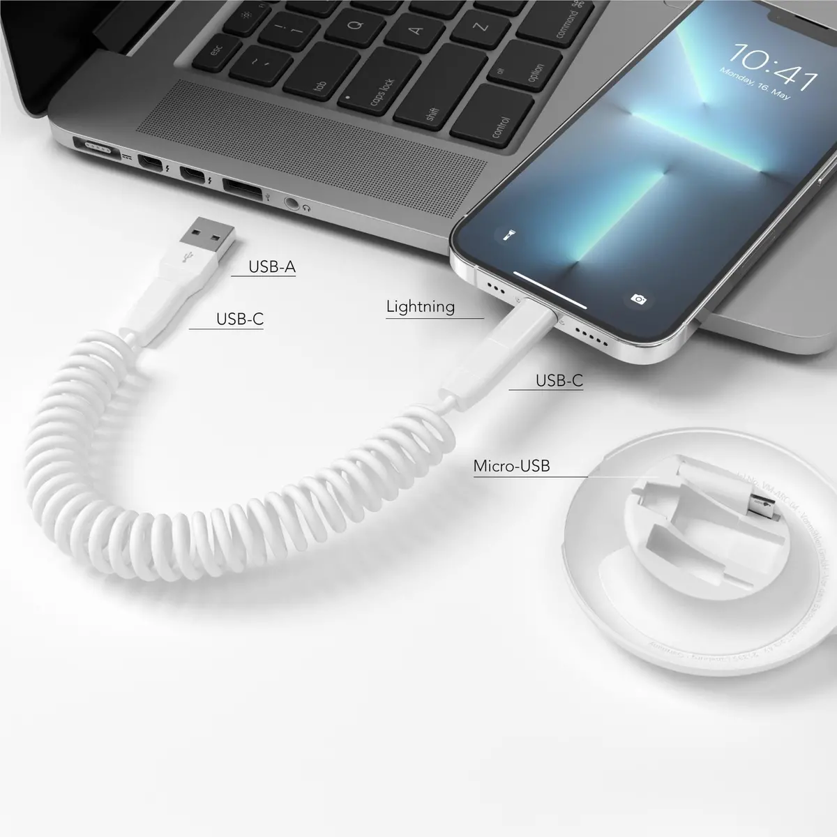 Vonmahlen All Roundo C Eco All In One Cable (White) 2