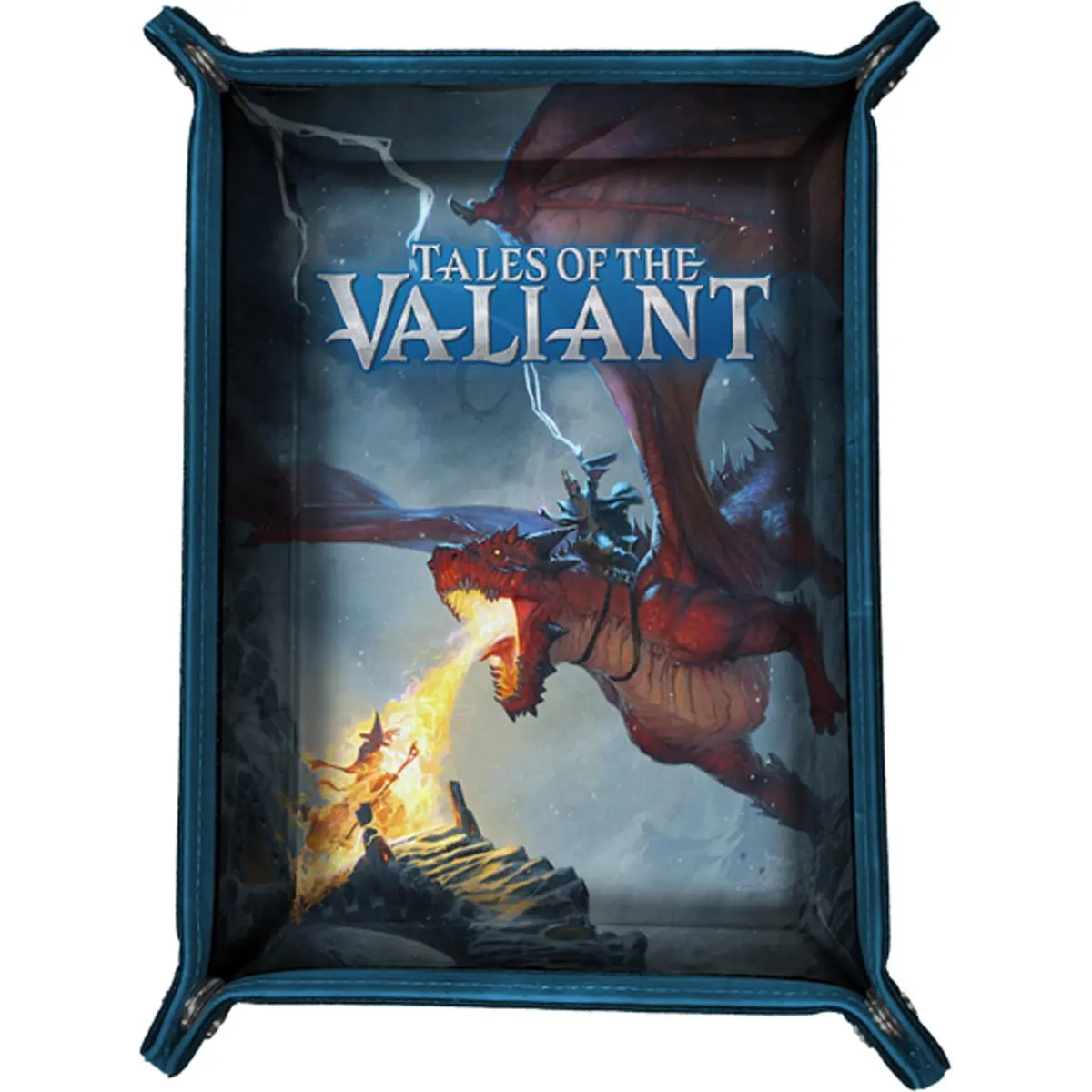Fanroll By Metallic Dice Games Mdg Tales Of The Valiant Fold Up Dice Tray 1