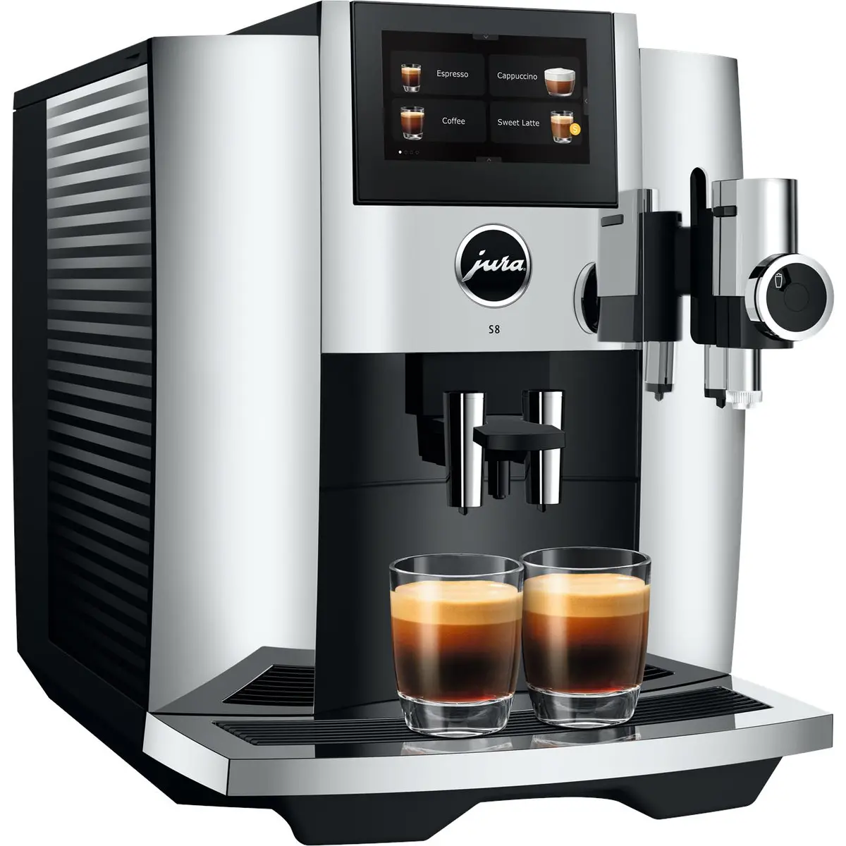 Jura S8 Fully Automatic Coffee Machine (Chrome) 2