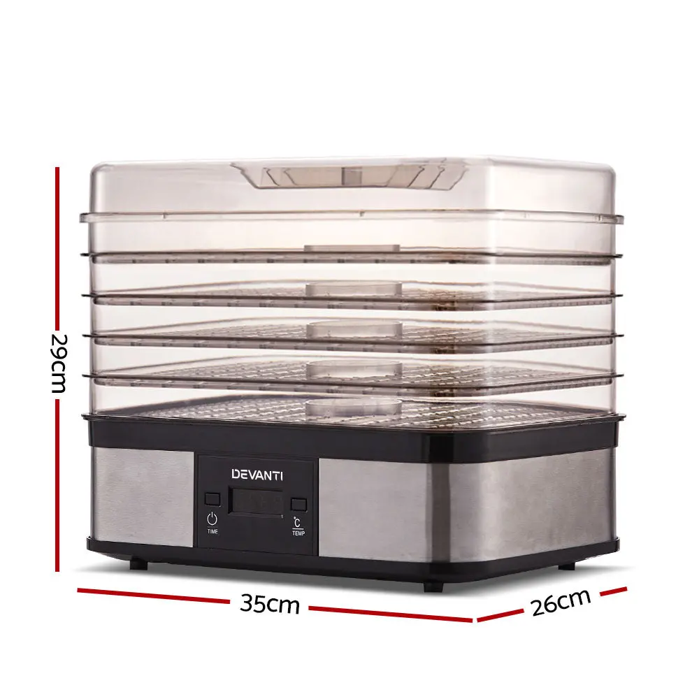 Devanti 5 Trays Food Dehydrator 2