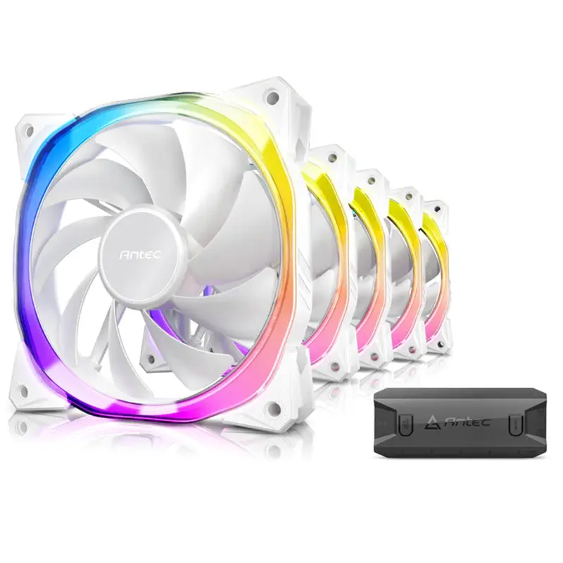 Antec Fusion 120 Argb Case Fan With Controller White - 5 Pack (Fusion 120 Argb W_5Pk) 1