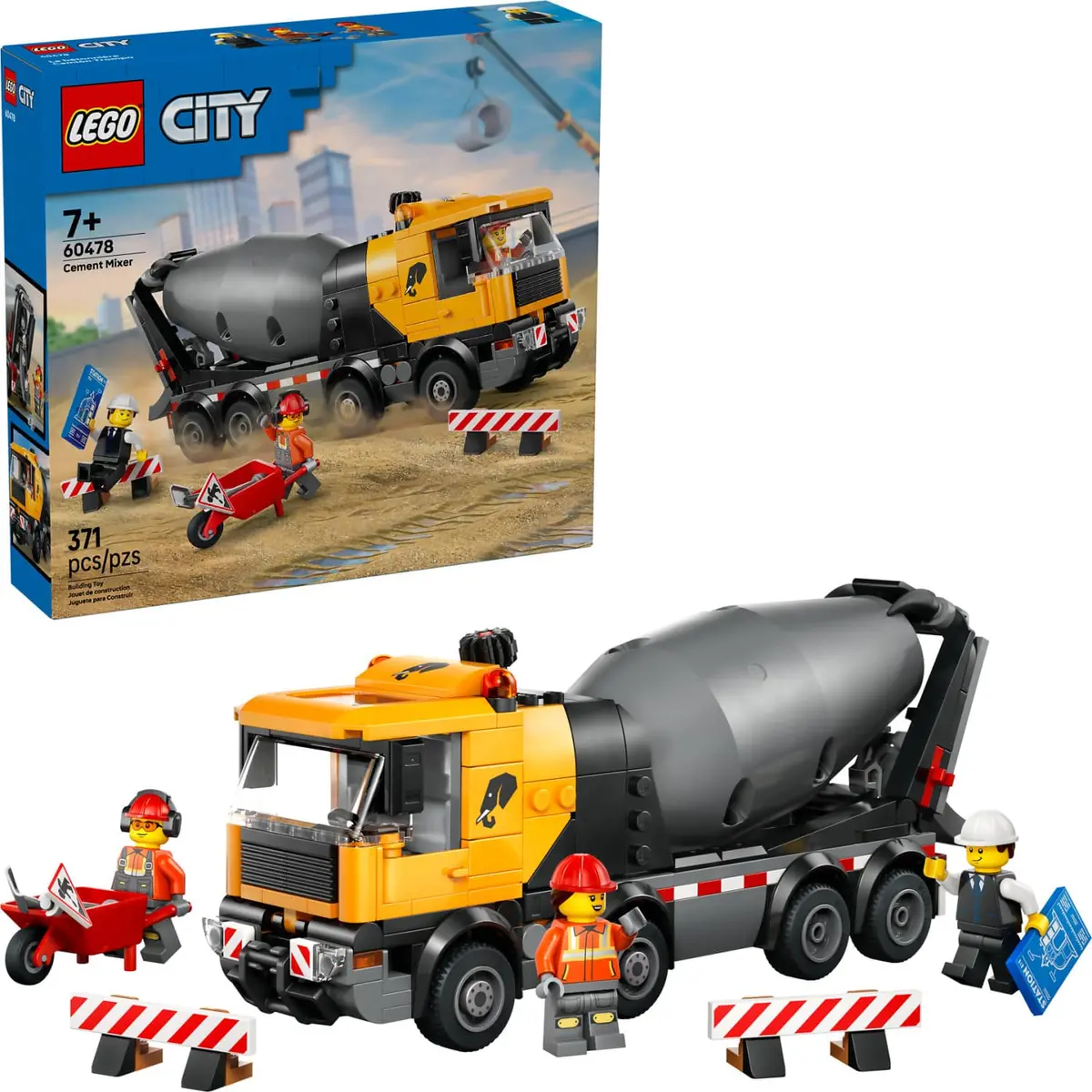 Lego 60478 Cement Mixer - City 1