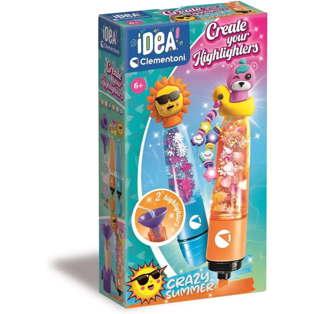 Clementoni Small Highlighter Lab - Crazy Summer Toy 1