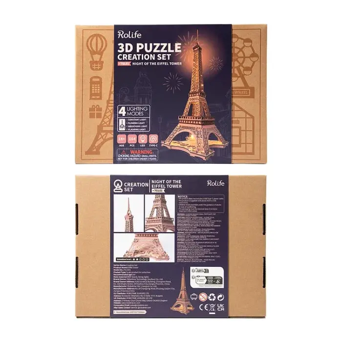 Robotime Diy Night Of The Eiffel Tower 2