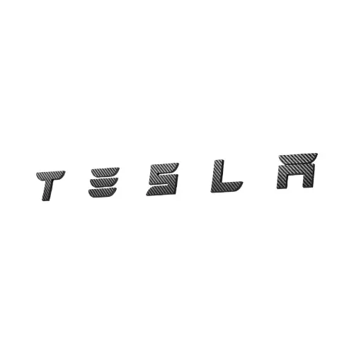 Spigen Tesla Model 3 Highland (2024-2026) To322h Rear Emblem Logo Cover (Carbon) 1