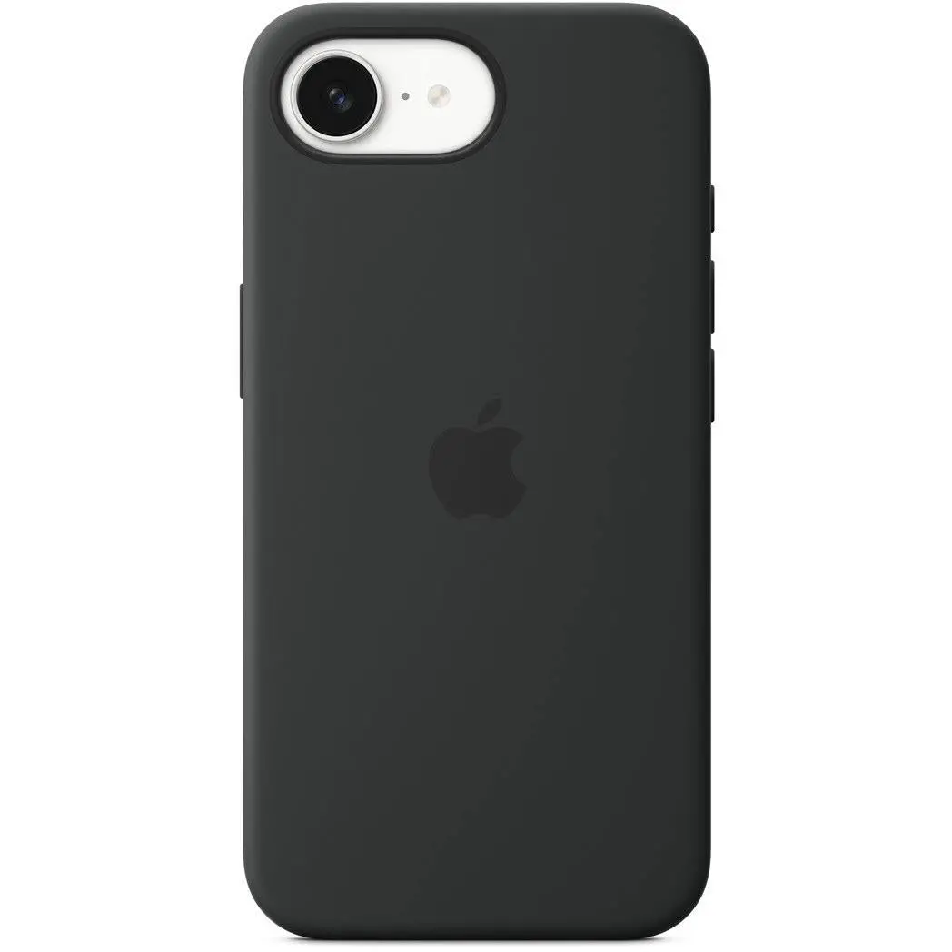 Apple Iphone 16E Silicone Case (Black) 1